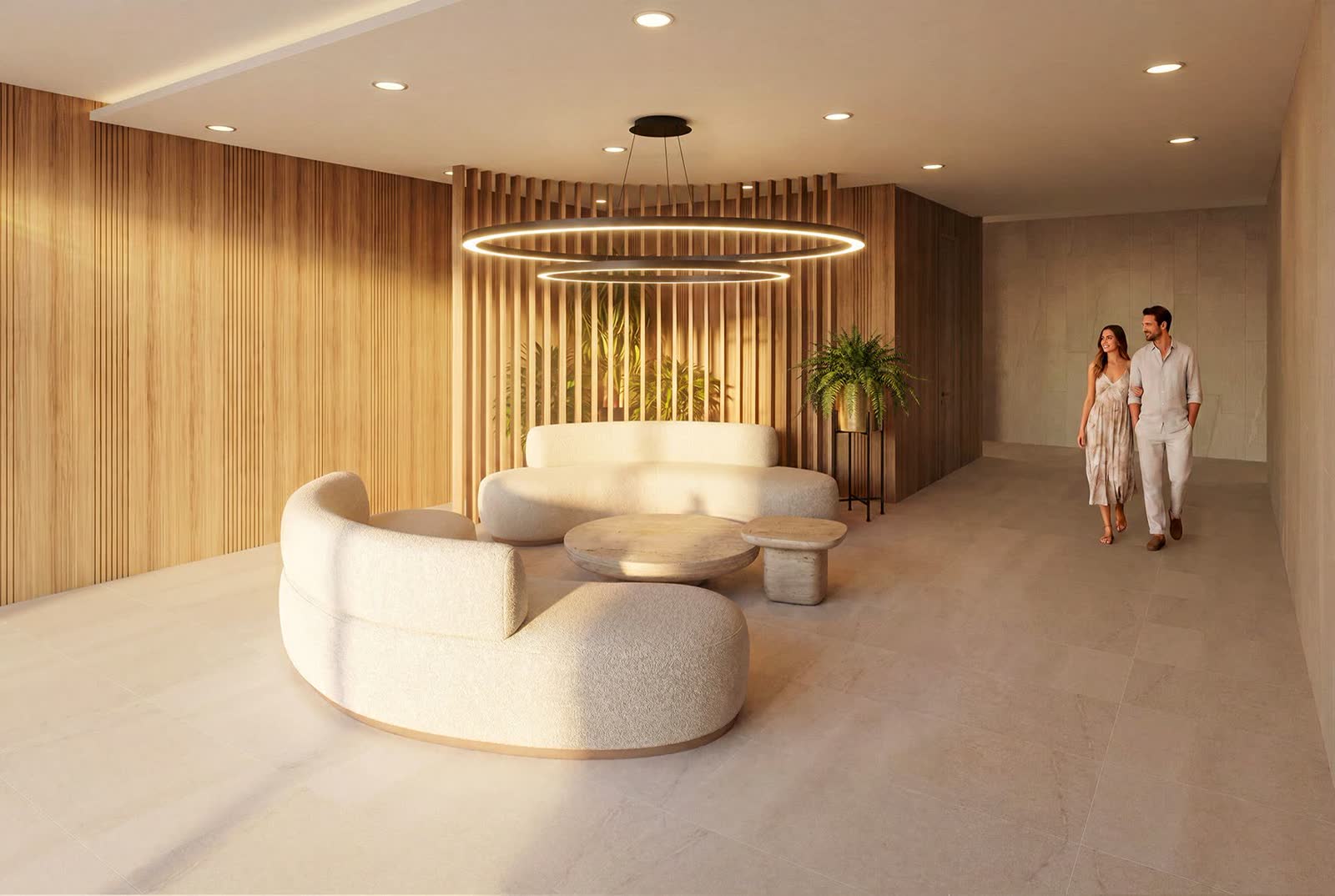 Hall de recepción — espacio común de Vista Golf II