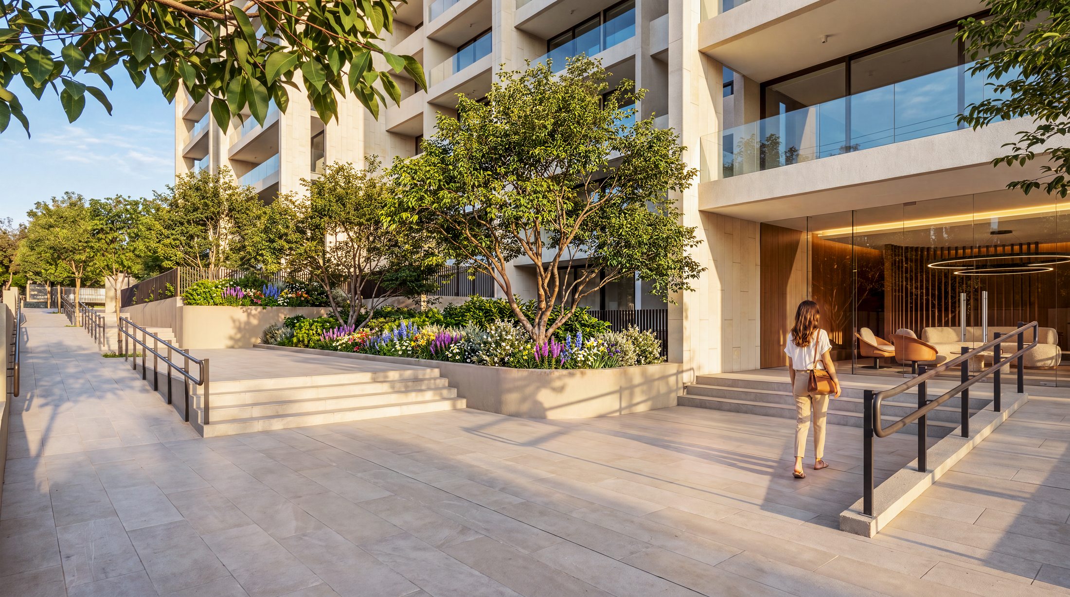 Jardines del acceso — espacio común de Vista Golf II